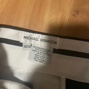 Michael Brandon black slacks perfect condition